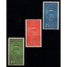 1929 - Danmark - AFA 178-80 - Frimærke - Postfrisk.